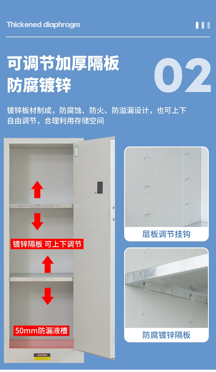 Chemical cabinet for precursor chemicals, drug safe, laboratory electronic password, double person, double lock, reagent and hemp storage cabinet