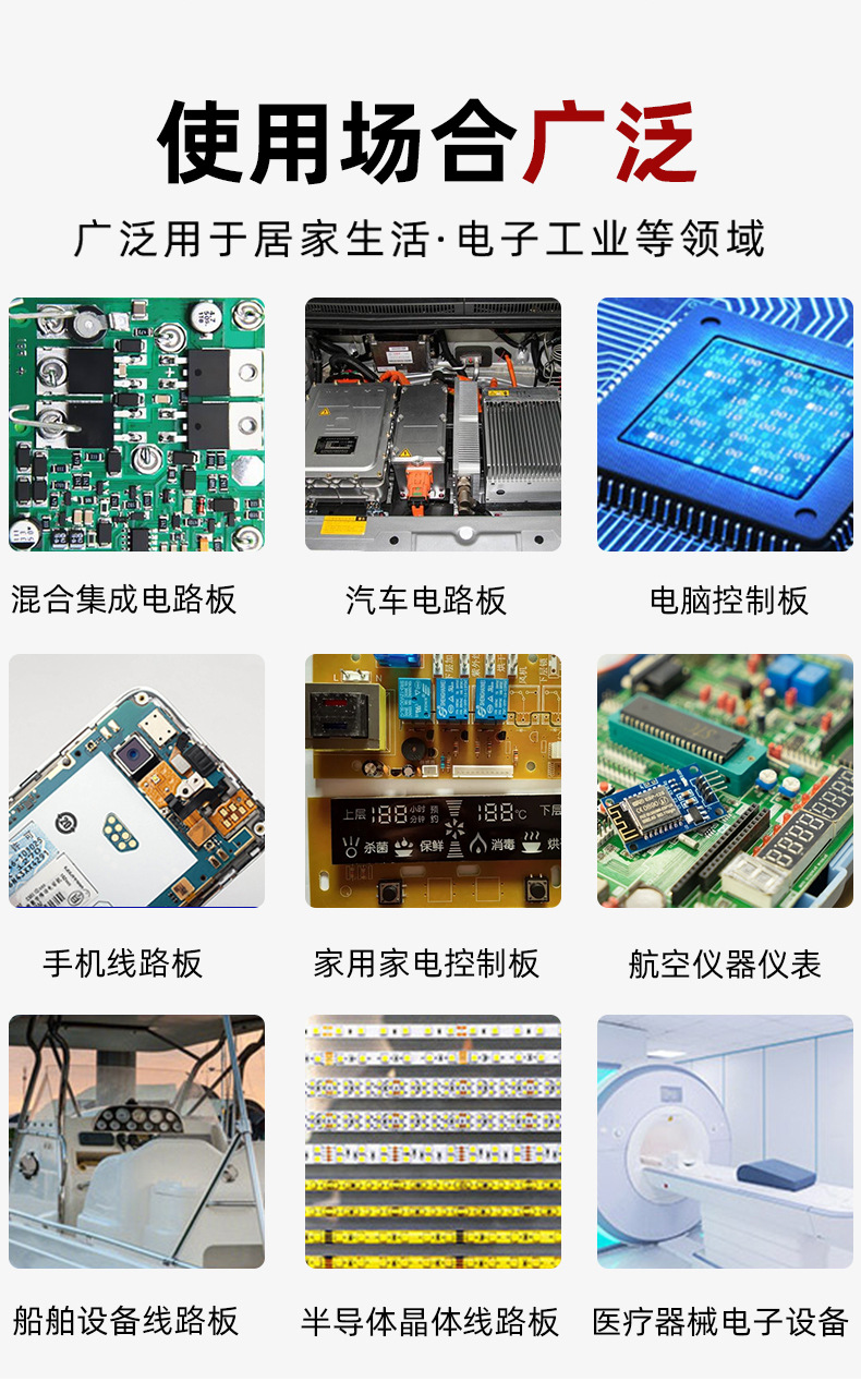 Wholesale 580 three proof paint PCB circuit board quick drying, moisture-proof, environmentally friendly coating adhesive, high-temperature resistant silicone three proof adhesive