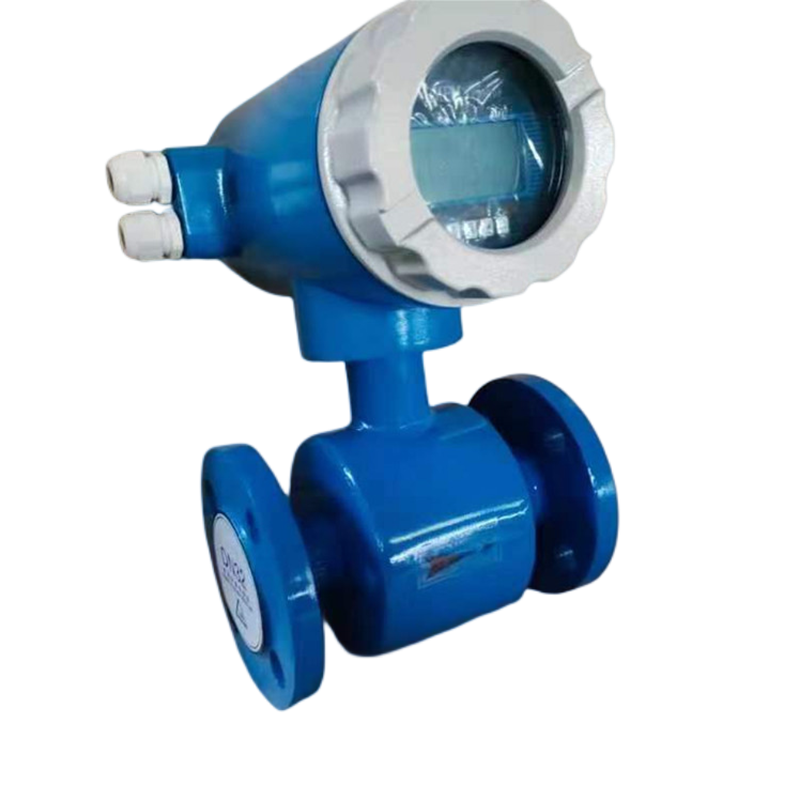 304 stainless steel integrated plug-in electromagnetic flowmeter split water pipeline screw thread simple and convenient card installation connection