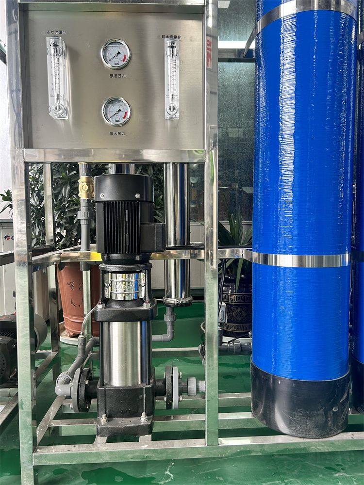 0.5吨双级反渗透水处理设备 纯净水设备 小区学校直饮水过滤系统