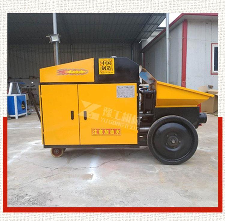 Electric motor power construction site fine stone conveying secondary pump, diesel power secondary structure column pump, concrete conveying pump