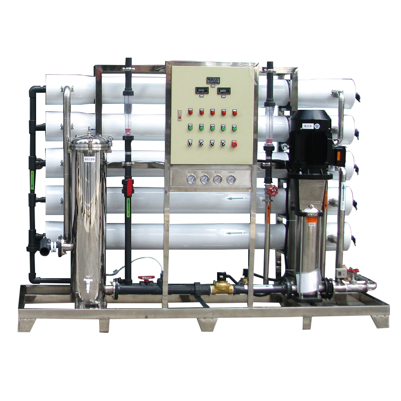 10 ton ultrafiltration and RO equipment barreled water production line, river water filtered into purified water for water ion treatment