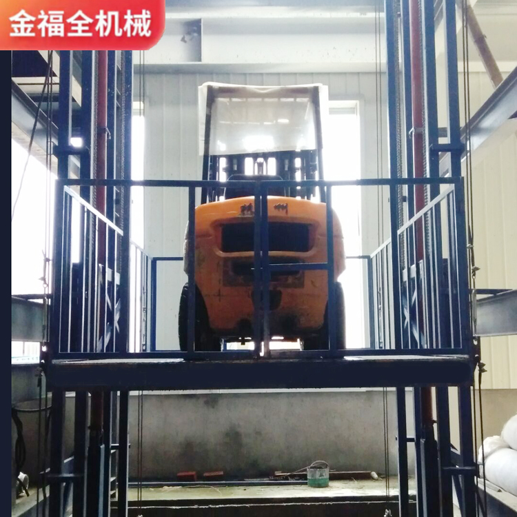 Guide rail type cargo elevator hydraulic elevator electric lifting platform hydraulic accessories