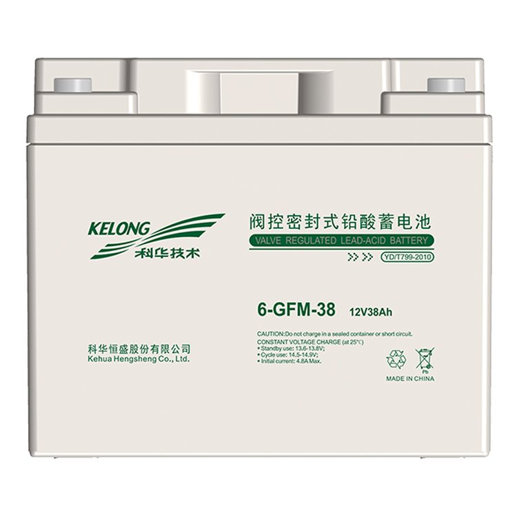 KELONG蓄电池6-GFM-38技术12V38AH后备电源 直流屏