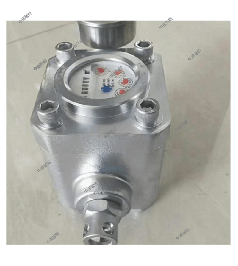 Digital wheeled coal seam water injection flowmeter for mining, intuitive and easy to read dual function high pressure water meter ZGS-16 type