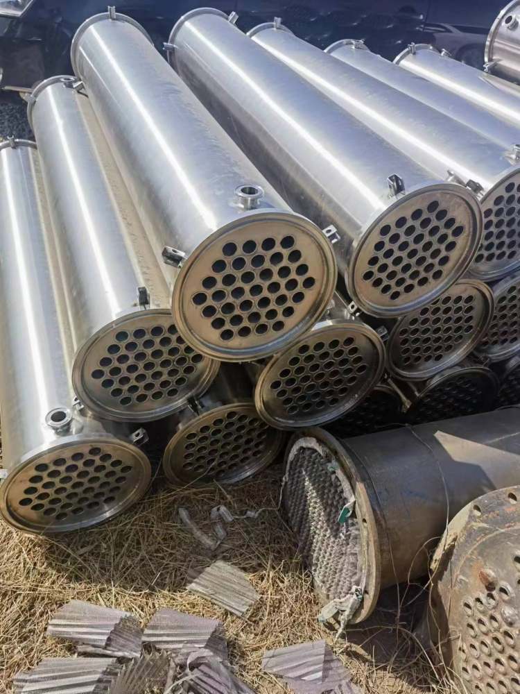 回收二手不锈钢冷凝器 高压列管式冷凝设备 内循环式石墨换热器