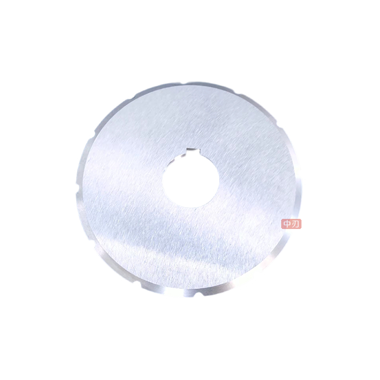 Stainless steel serrated circular blade, serrated circular blade, middle blade for food machinery