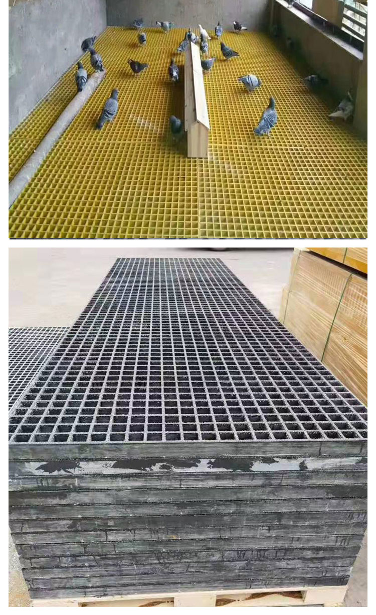 Fiberglass reinforced plastic grid Jiahang microporous cross grid grid plate long strip type fecal leakage plate