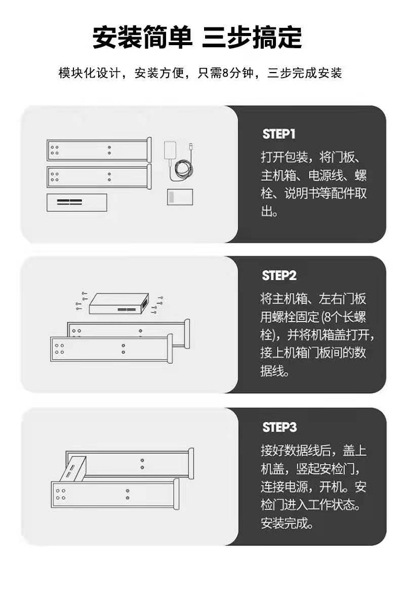 Lirujia Exam Hall Metal Security Door Detection Speed Fast Detection Door Accuracy High Mobile Phone Detection Channel