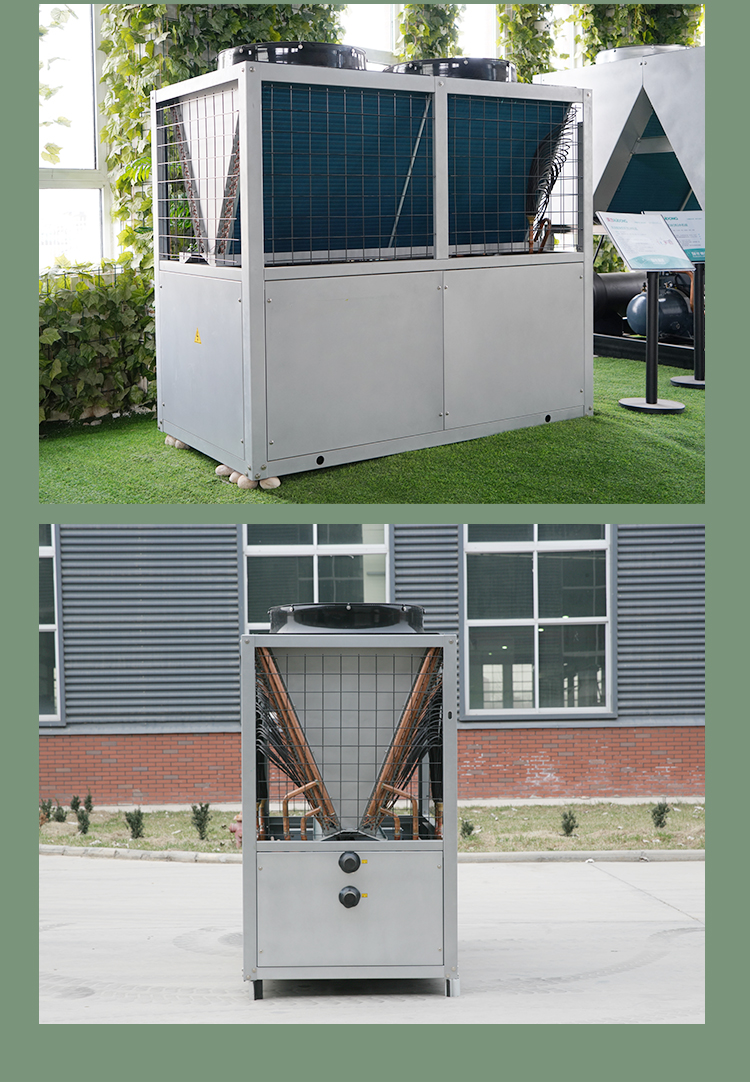 Air energy heat pump office building, factory dormitory, dual purpose central air conditioning equipment, air cooling module unit