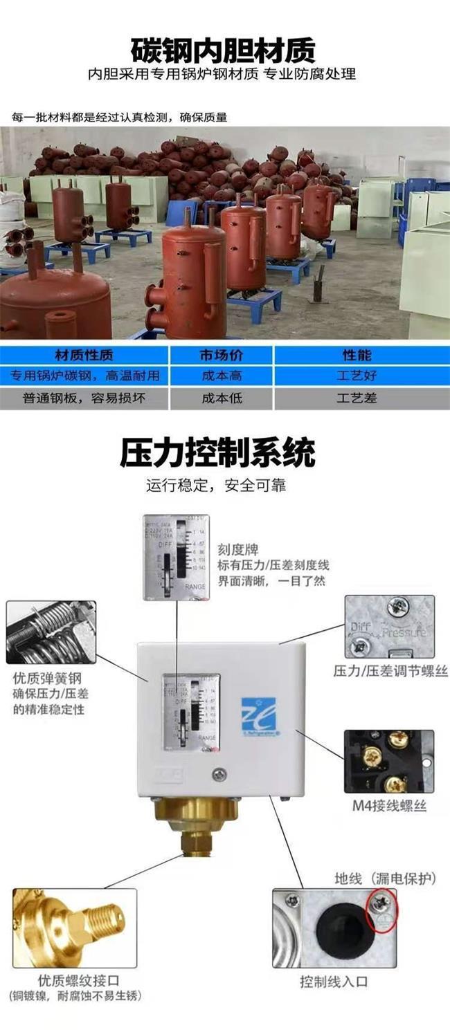 Longsheng 2000KG ultra-low nitrogen steam generator heating heat source machine food machinery supporting heater boiler