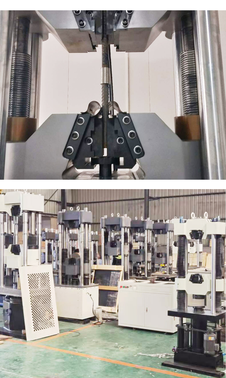 Ultimate tensile strength, residual deformation elongation, tensile tensile testing machine for steel bar mechanical connectors sleeve