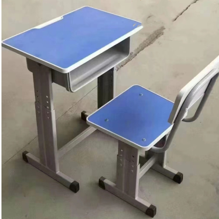 Elevatable desks and chairs, large quantity of school chairs, double column single column learning chairs, Jieshun Cabinet Industry