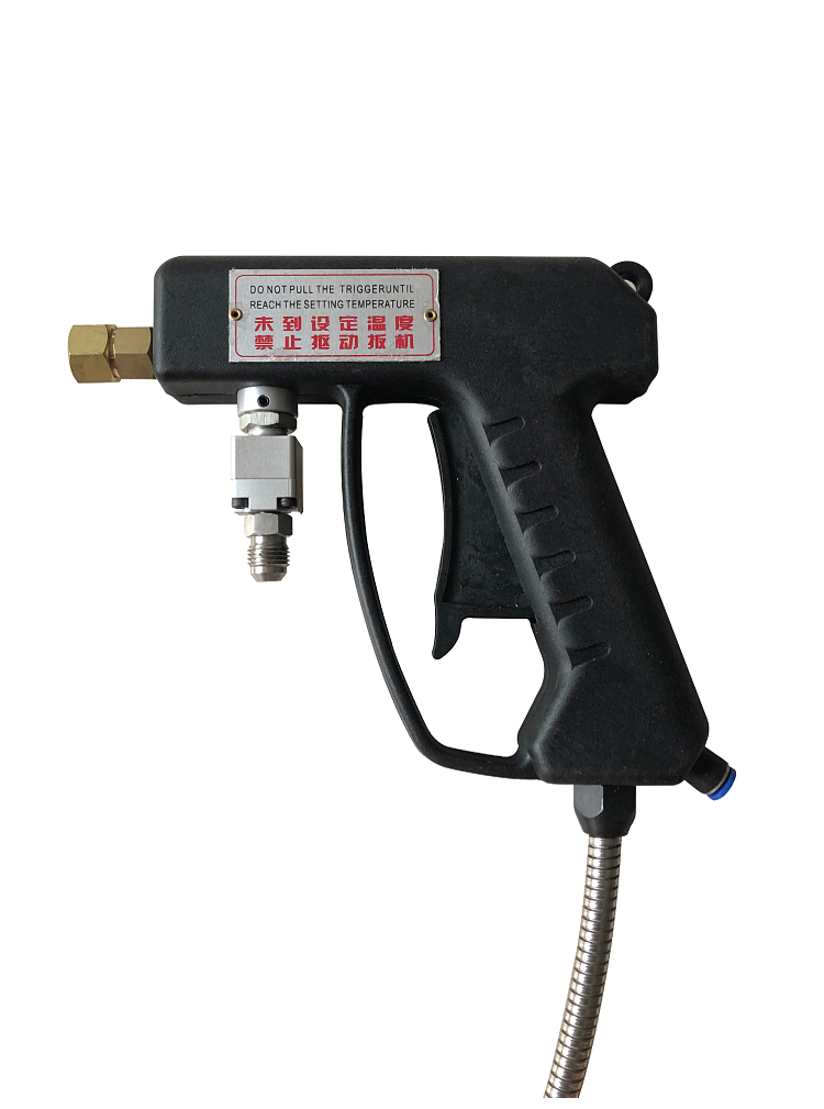 Manual streamline spray gun is used in carton packaging, assembly, furniture production and other industries