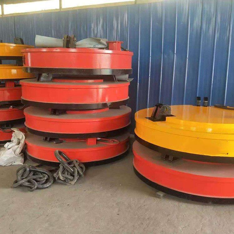 起重电磁吸盘 吊运废钢铁钢锭钢带卷圆钢等 磁力均匀吸力强劲