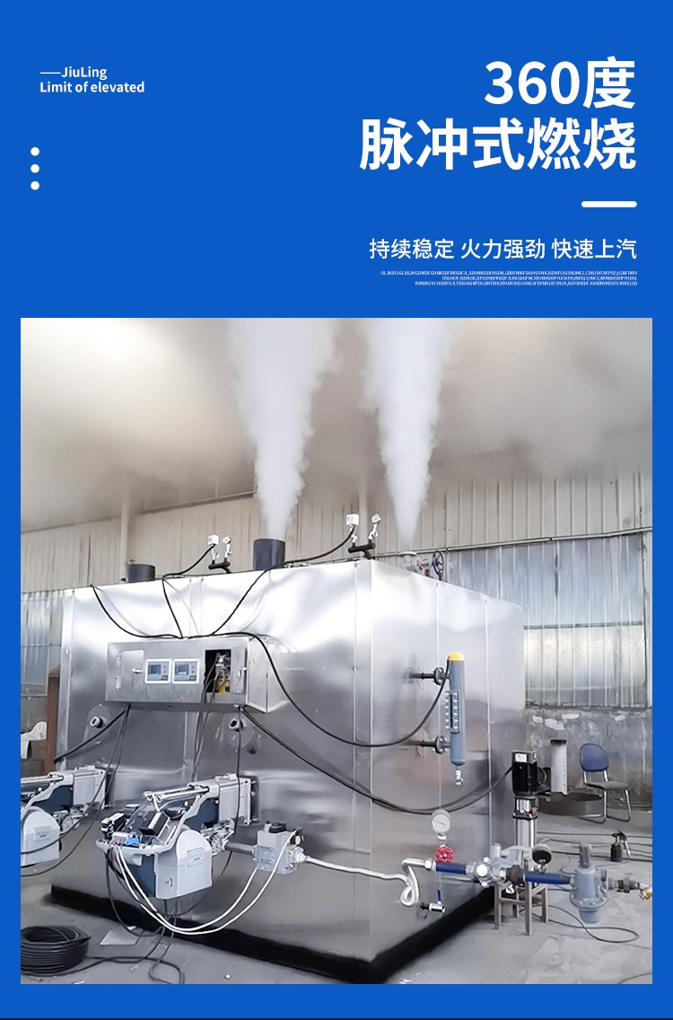 Longsheng oil fired gas steam generator 1 ton steam boiler conduction oil boiler full-automatic Steam engine