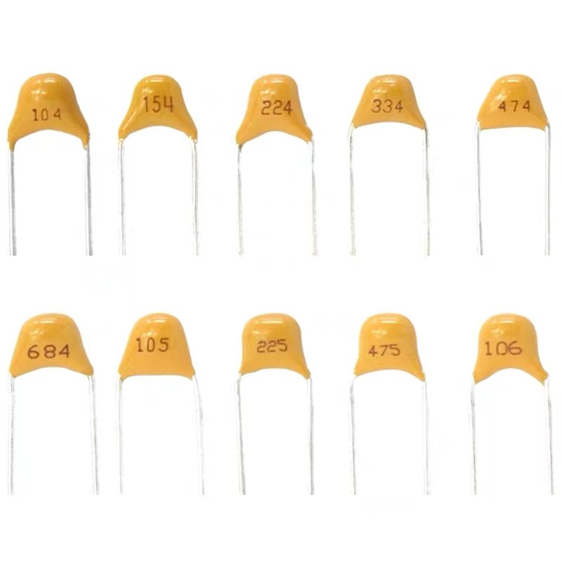 Earth Yellow Monolithic Capacitor (MLCC) 101/50V/100PF specifications can be customized