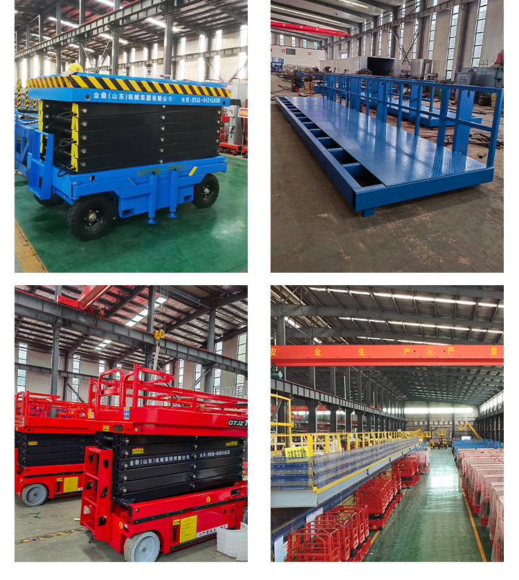 Mobile Elevator Electric Hydraulic Scissor Fork High Altitude Work Vehicle Automatic Lifting Platform