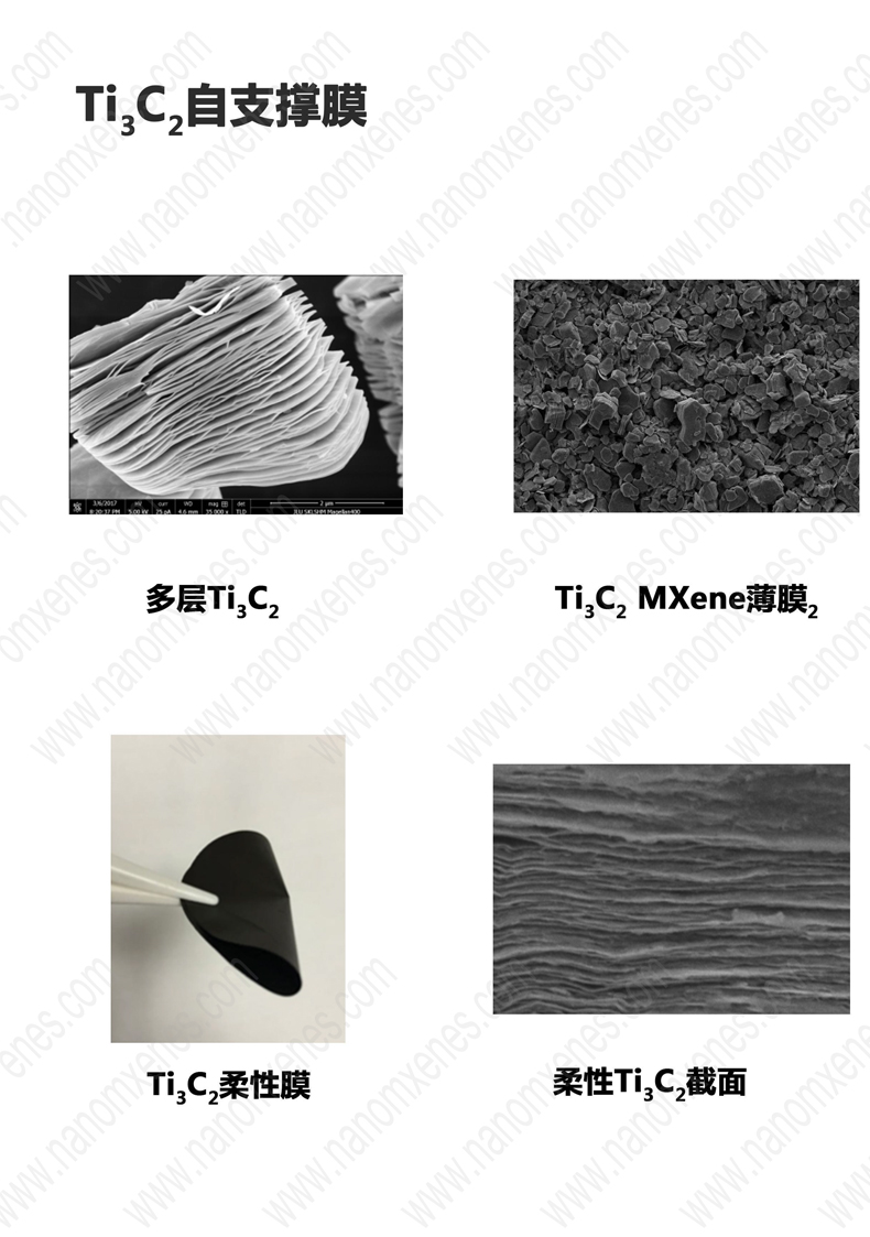 MXene MBene material is easy to peel off MAX phase ceramic niobium carbide aluminum Nb2AlC aluminum niobium carbide