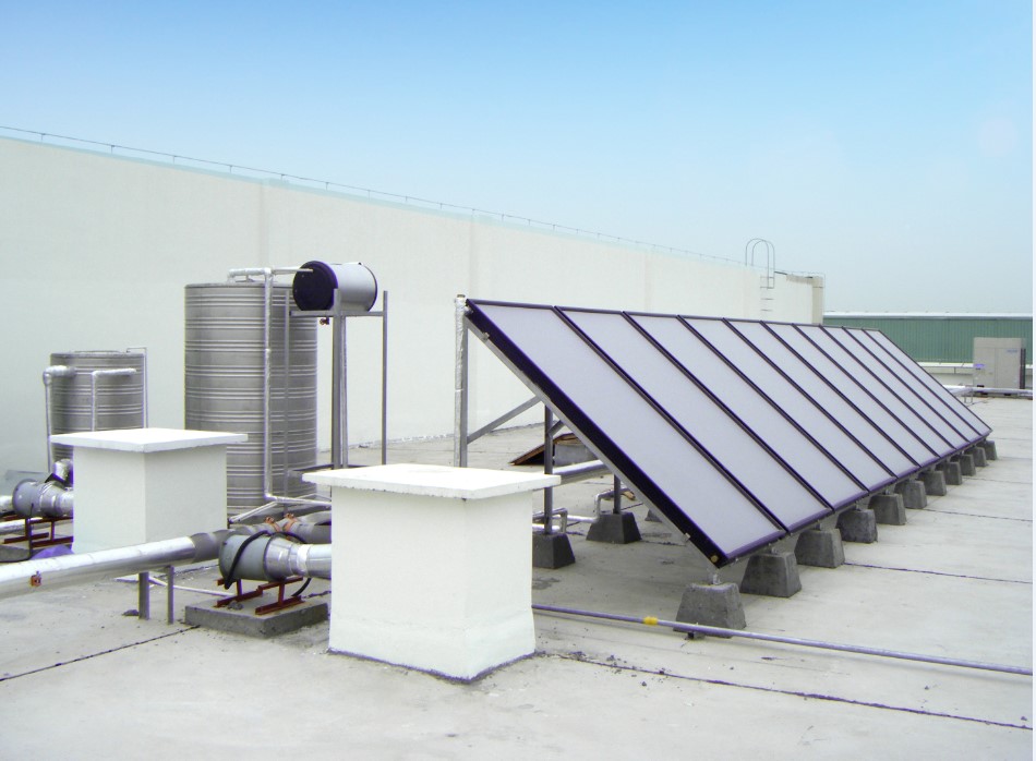 Solar water heater, air source heat pump, flat plate collector production, high-efficiency blue film, low tempered glass