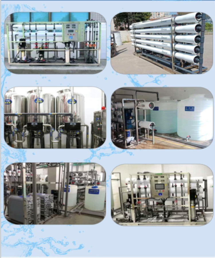 A complete set of RO pure water equipment for reverse osmosis water treatment, Xinwei Environmental Protection, and stable operation