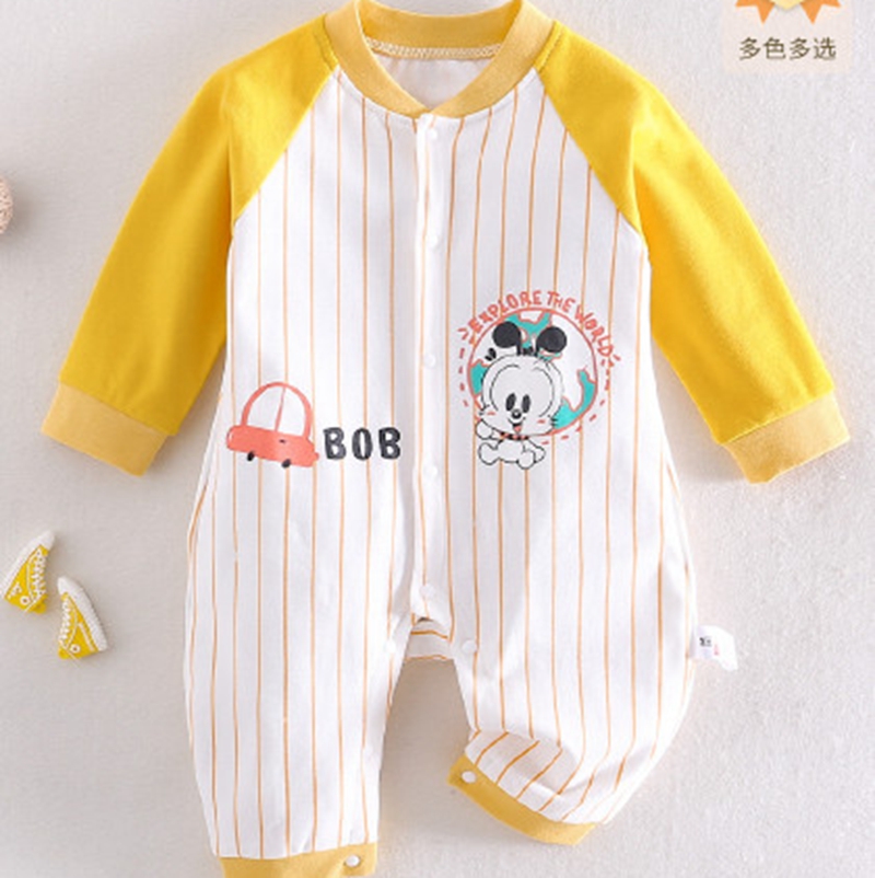 Yila La Mao En Mao Ai Autumn New Baby Cotton Climbing Clothes Manufacturer's First Hand Supply Spot Wholesale