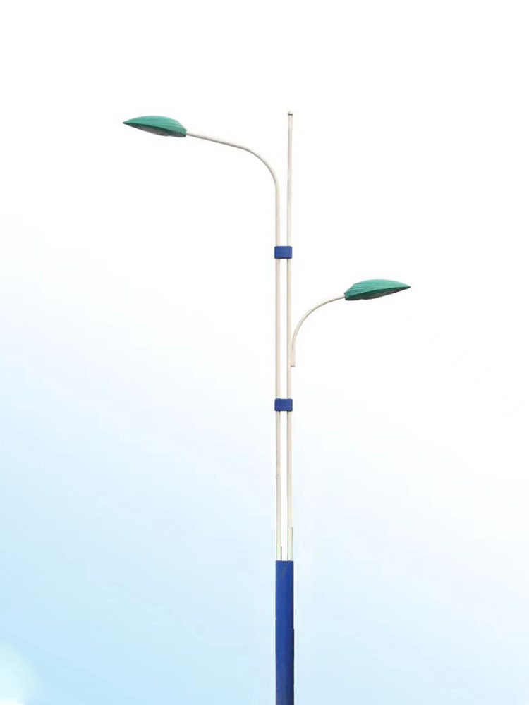 New Yan Lighting Sodium Lamp Cap 8m 400w Double Arm Street Lamp Source Manufacturer Quality Assurance