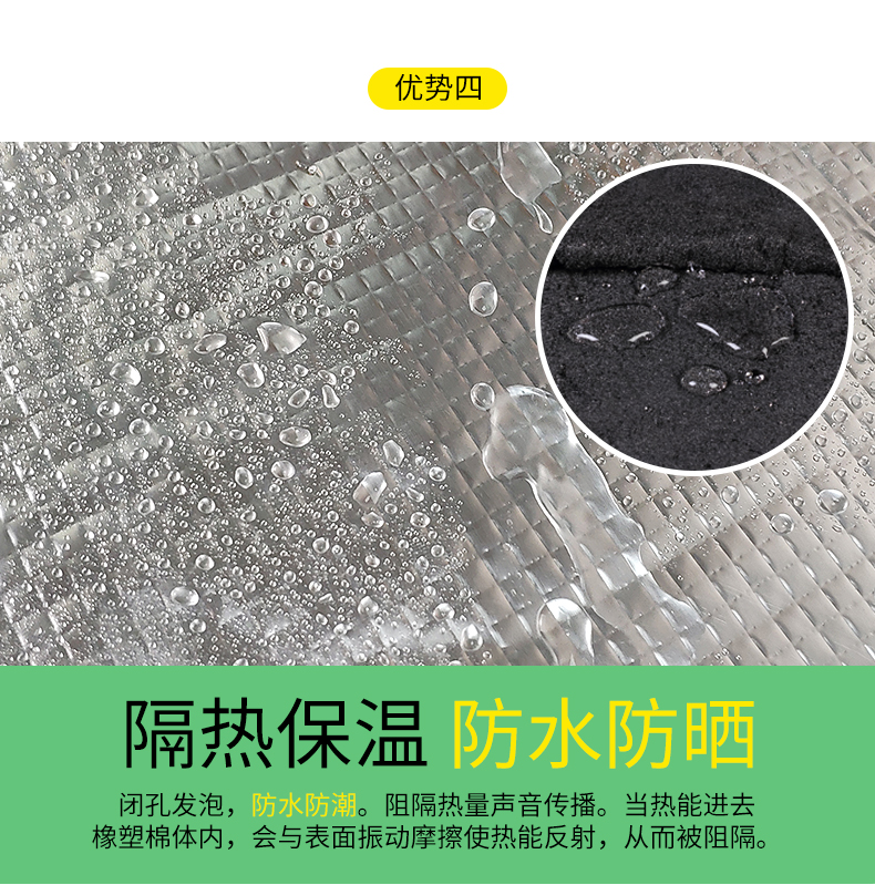 High temperature resistant thermal insulation cotton, fire resistant thermal insulation cotton, sound absorption and noise reduction roof, sun protection, waterproof and thermal insulation material