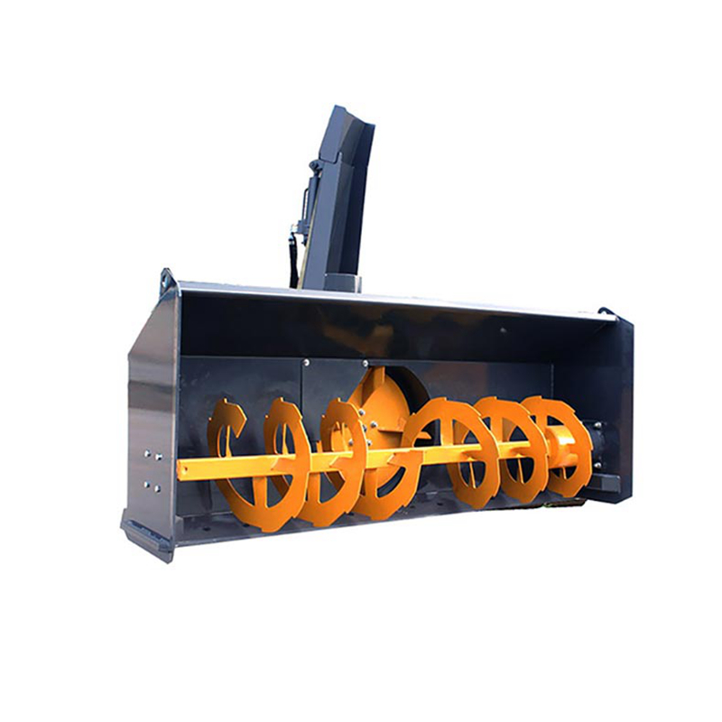 Snow throwing machine, low throw type, small snow removal property, community road snow throwing equipment, road cleaning