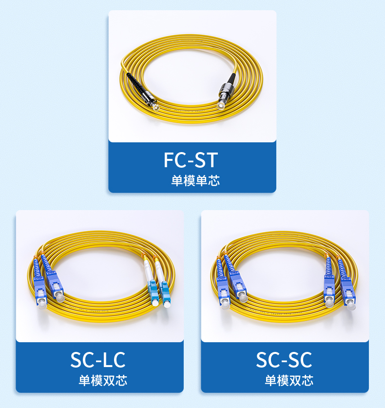 Fiberhome Communication General Distributor Fiberhome Single Mode Fiber Optic Jumper Extension Cable Single Core SCFCLC Pigtail