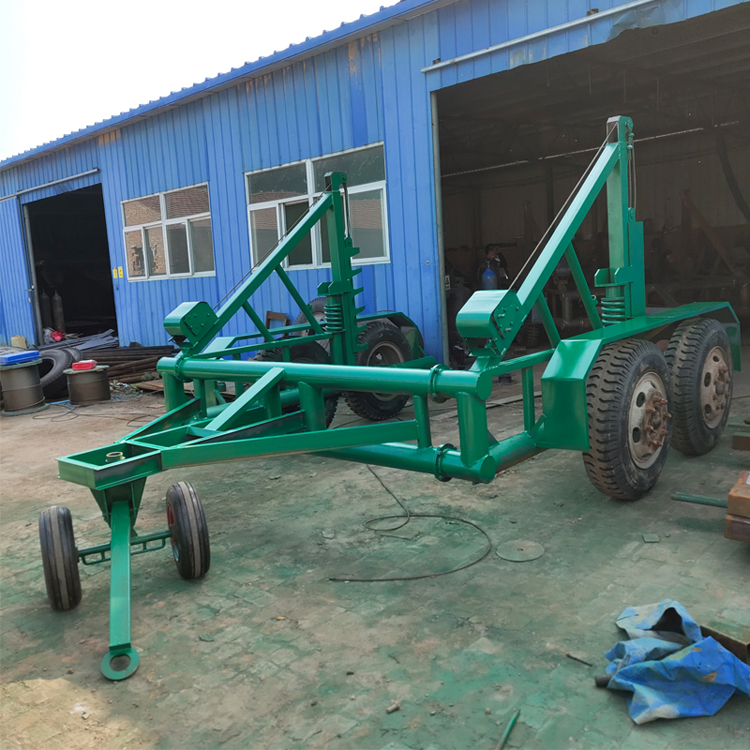 Cable payout truck with a 5-ton cable reel payout tractor is used for the transportation and deployment of cable reels