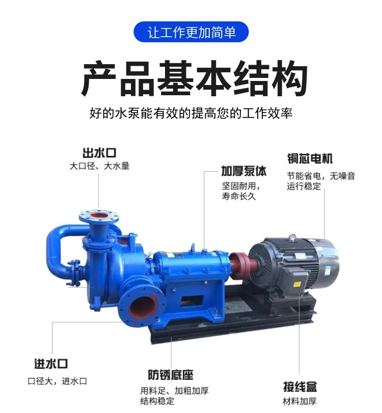 Double blade filter press feed pump coal slurry magazine pump pressurized slurry pump alloy wear-resistant material lift pump industry