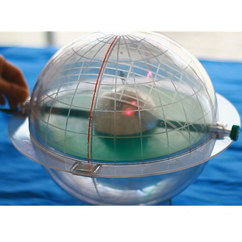 Model of popular science teaching equipment for geography classrooms on display in the school geography exhibition hall