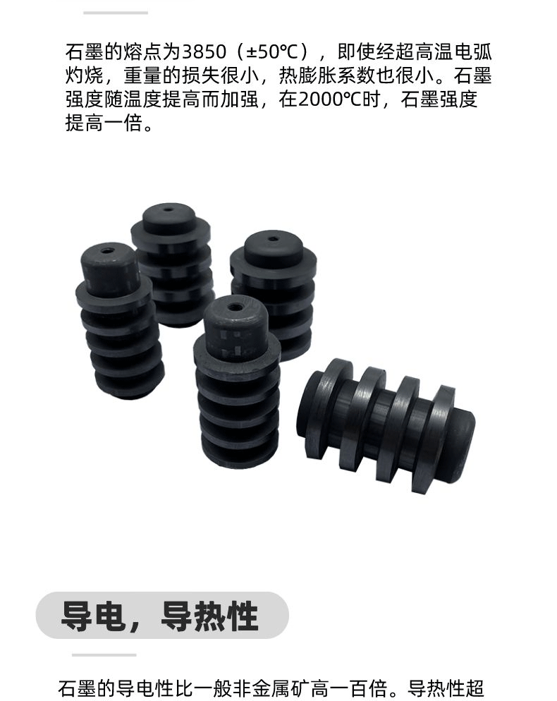 High purity and high density graphite wheels with tooth grooves and graphite rollers professionally customized for processing graphite speed wheel molds