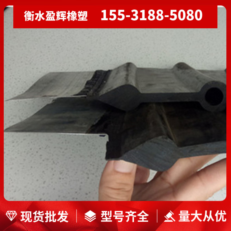 钢边止水带 中埋式橡胶带 350*8中孔型 地下综合管廊变形缝用 盈辉