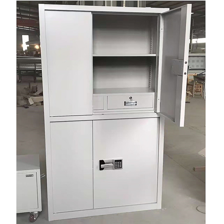 Jieshun Cabinet Industry's four door storage cabinet, iron sheet file cabinet, color changing cabinet, supplied on demand