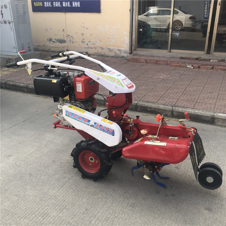 Hand held mini scallion sealing machine, 10 horsepower potato trenching and soil plowing machine, diesel Kesima trenching machine