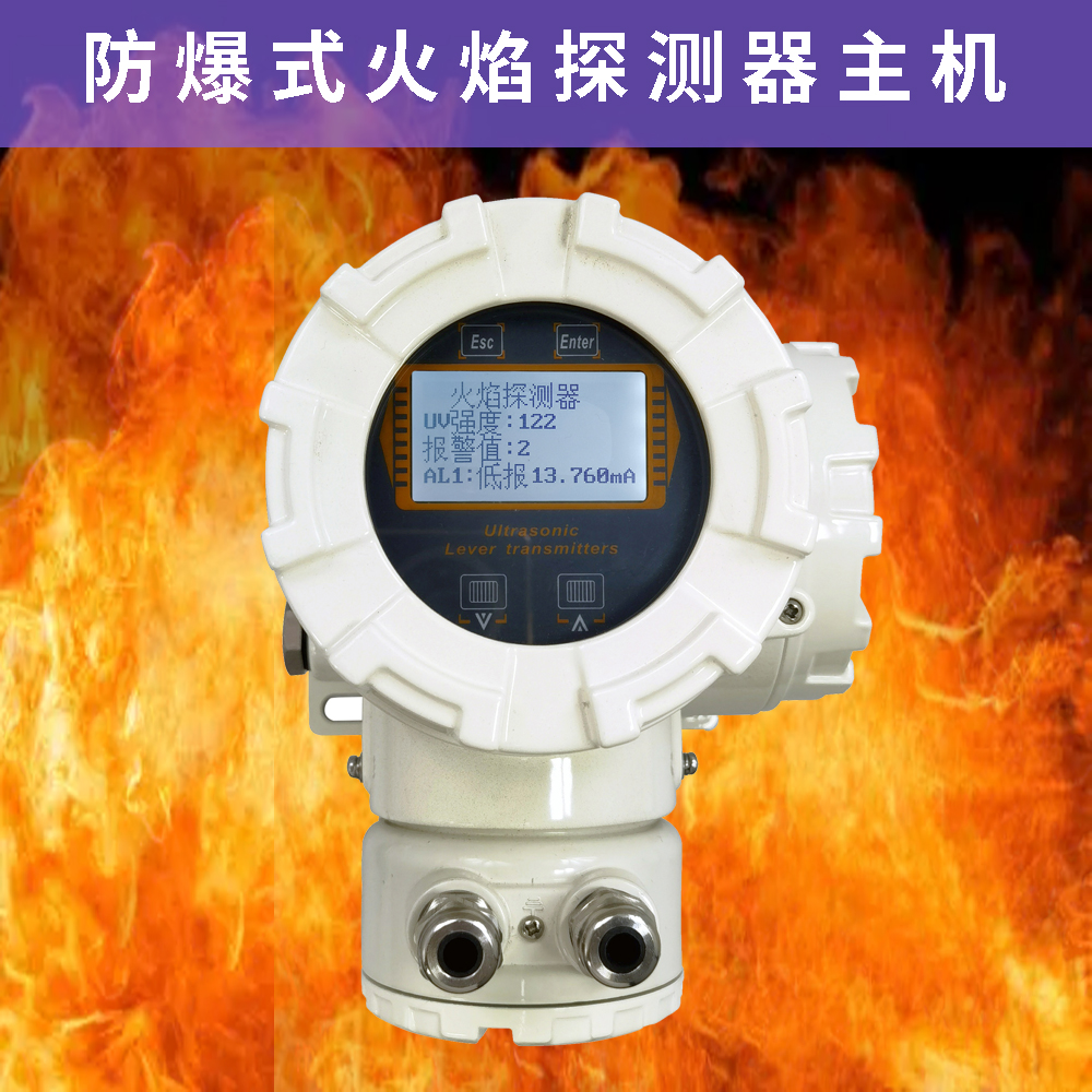 Integrated split type engineering flame alarm, sensing UV high sensitivity detection, UV protection and explosion-proof