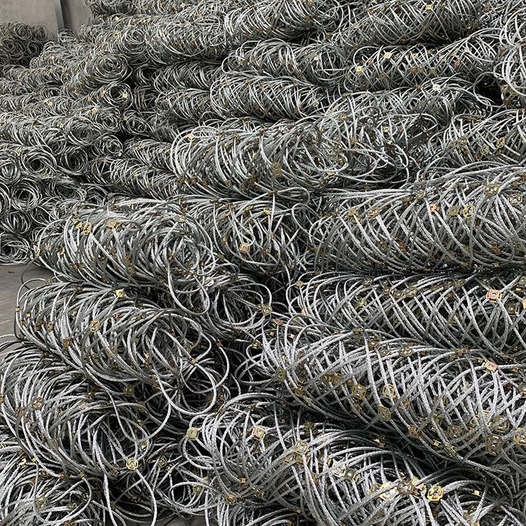 SNS active slope protection network, mountain slope protection network, anti rockfall steel wire rope, titanium mesh