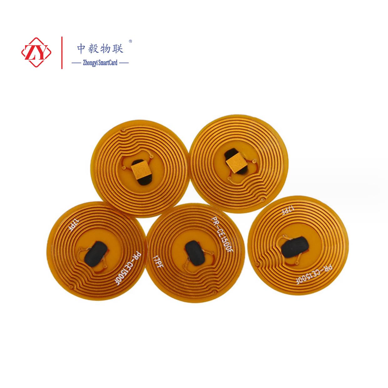 Passive RFID circuit board with high temperature resistance, long-distance induction, high-frequency FPC flexible electronic tag ntag213