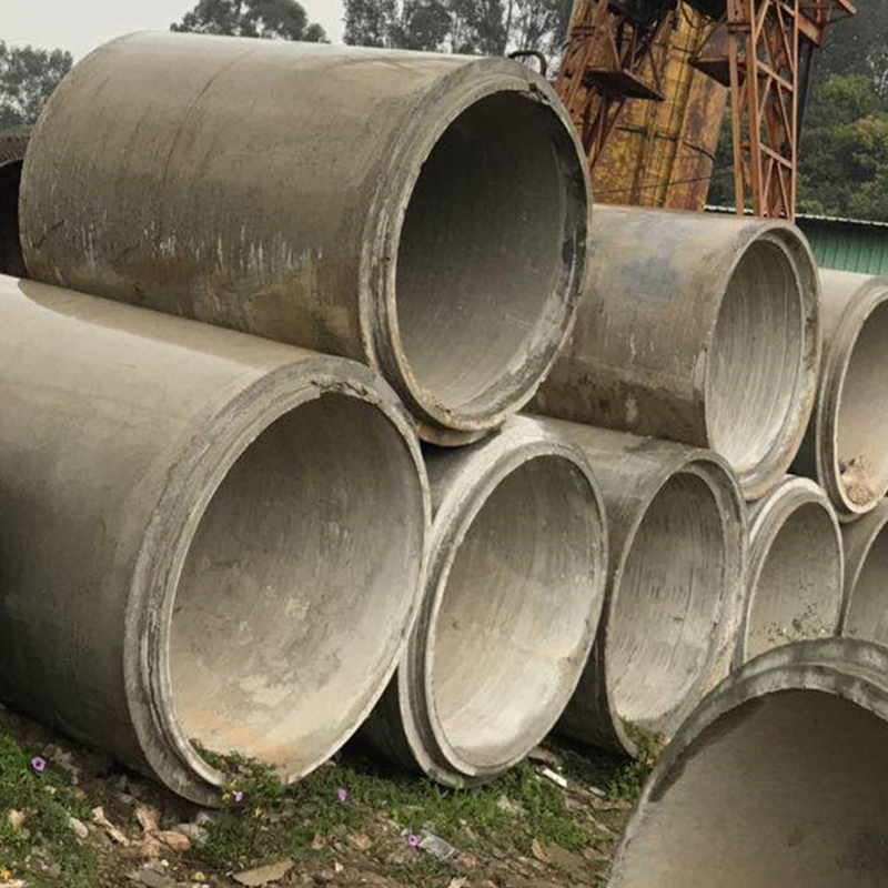 Reinforced concrete drainage pipes and cement pipe manufacturers have complete rules for circular sewage drainage hollow cement culvert pipes in stock