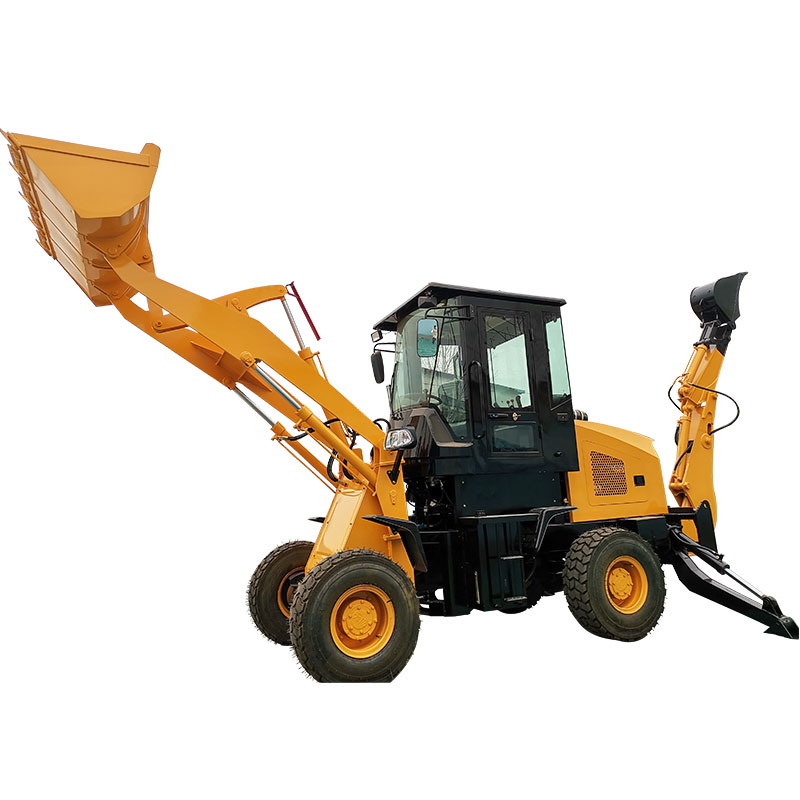 Municipal Construction of Customized Construction Machinery for Large and Medium Sized Two End Busy Forklift Multifunctional Four Wheel Drive Excavator Loader