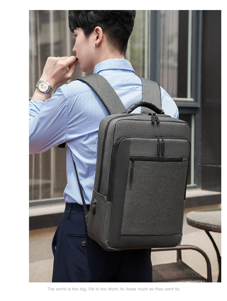 Business Backpack Men's Luxury Large Capacity High School Student backpack Tourism backpack Customized logo