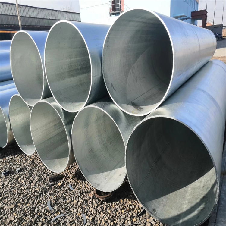 Q235B large-diameter galvanized spiral pipe, 20 # seamless thick walled galvanized steel pipe, spiral steel pipe for building pile foundation