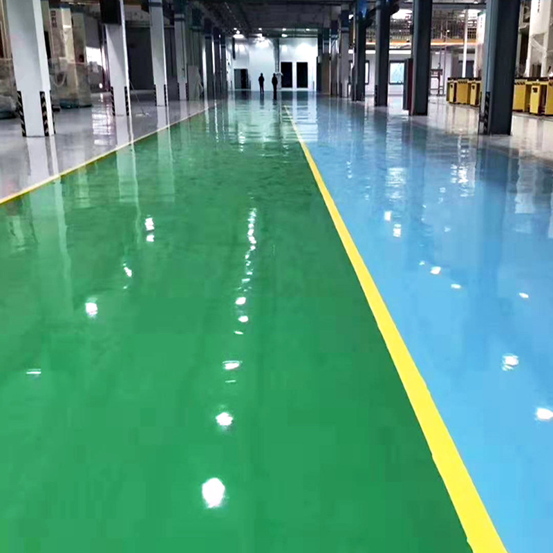 Epoxy resin floor paint, underground parking lot cement floor paint, outdoor basketball court anti-skid and wear-resistant floor paint