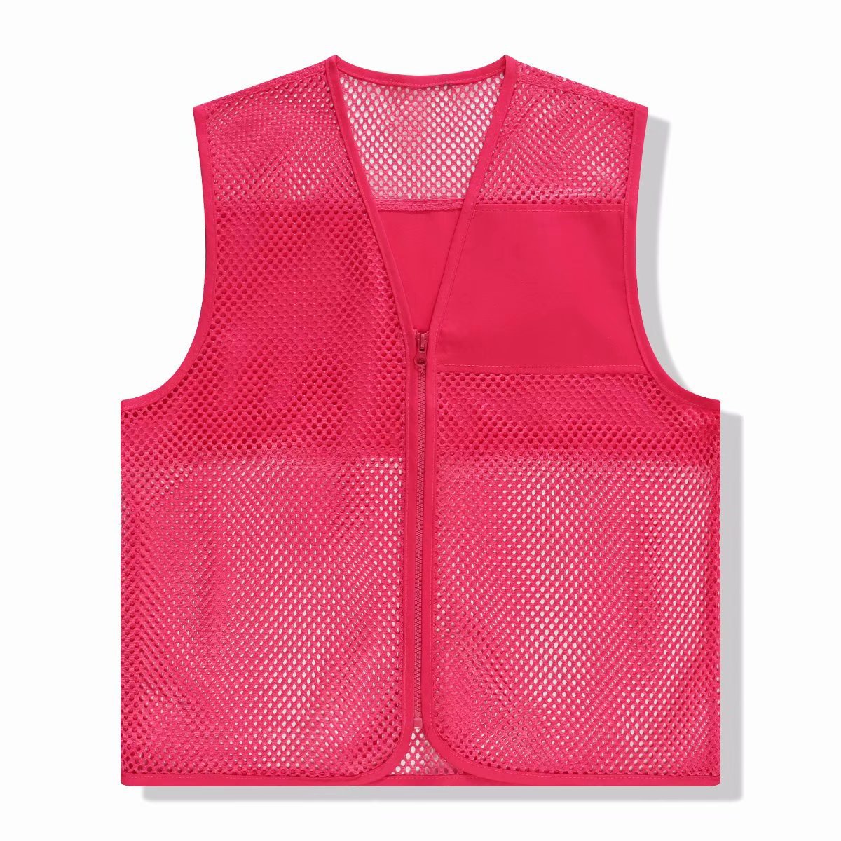 Advertising vest printed logo outdoor volunteer public welfare activities breathable mesh vest vest reflective strip advertising shirt