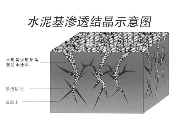 Kamabella cement-based permeable crystalline roof waterproof coating