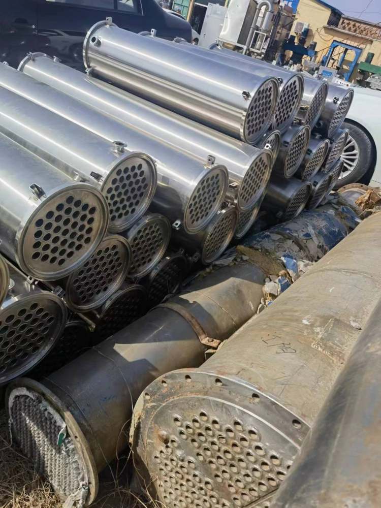 回收二手不锈钢冷凝器 高压列管式冷凝设备 内循环式石墨换热器