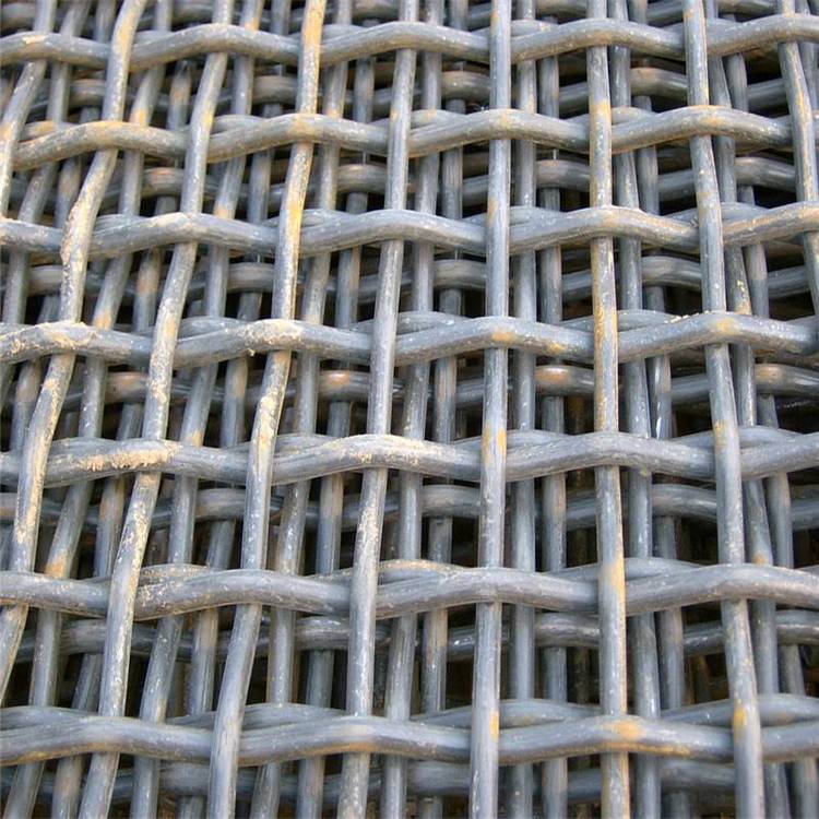 Manganese steel screen, industrial vibrating screen, coarse wire, heavy-duty embossed mesh, 12mm thick steel mesh, supporting customization