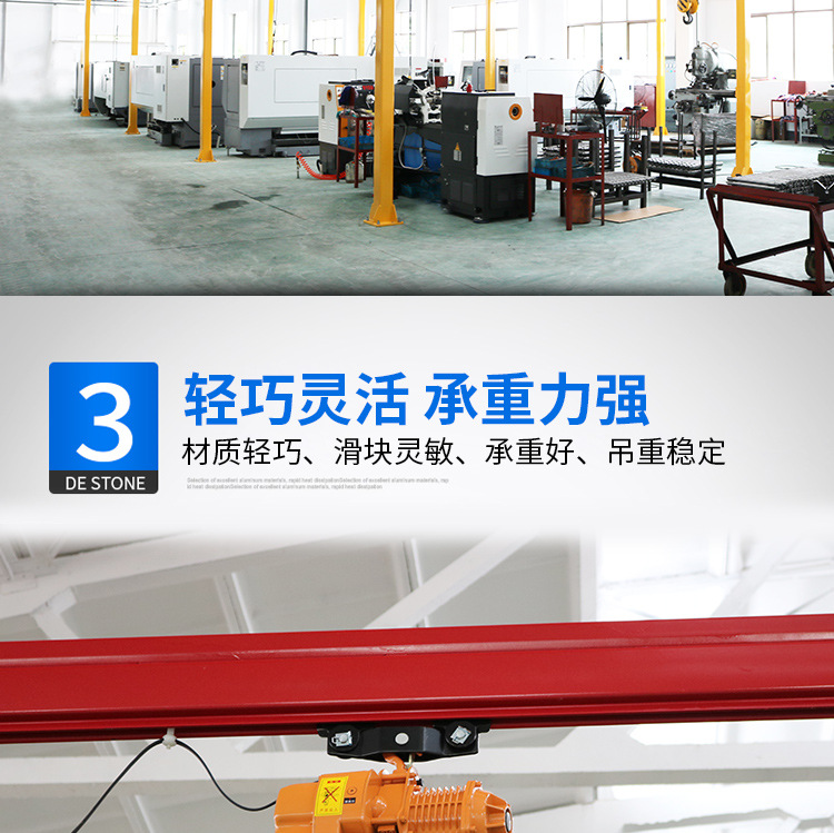 Small kbk crane suspension KBK flexible crane for industrial workshop light combination indoor use